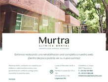 Tablet Screenshot of clinicadentalmurtra.com